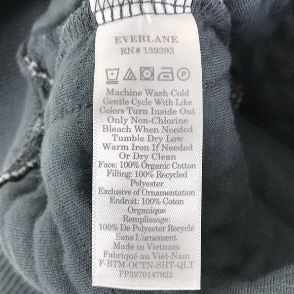 Everlane Organic Cotton Quilted Shorts Women's XS High Waisted Casual Athletic - Picture 8 of 8